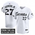 Vladimir Guerrero Jr. Jersey #27 Toronto Blue Jays Gothic North White