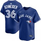Toronto Blue Jays Davis Schneider Nike Royal Alternate Limited Player Jersey