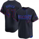 Toronto Blue Jays #47 Addison Barger Navy 2024 City Connect Limited Stitched Jersey