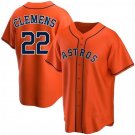 Men's Youth Houston Astros #22 Roger Clemens Cool Baseball Jersey Orange