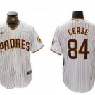 San Diego Padres #84 Dylan Cease Home Limited Jersey - White