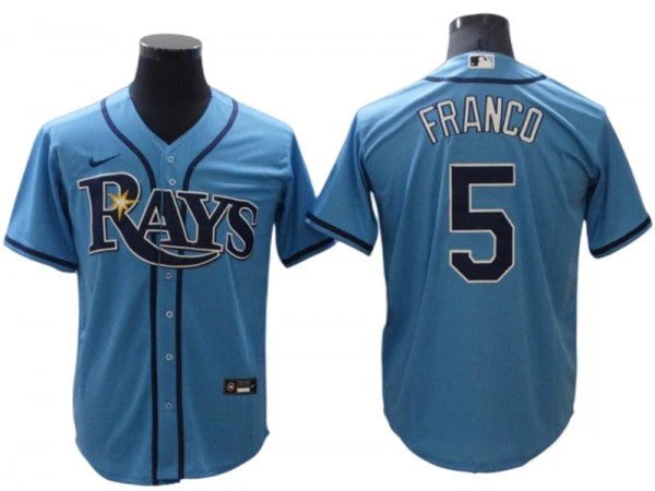 TBR #5 Wander Franco Cool Base Jersey Royal Blue
