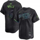 Tampa Bay Rays #6 Taylor Walls Charcoal City Connect Limited Jersey