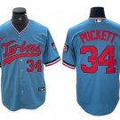 Minnesota Twins #34 Kirby Puckett Light Blue Limited Jersey