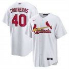 St. Louis Cardinals #40 Willson Contreras Cool Baseball Jersey White