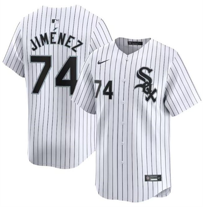 Chicago White Sox #74 Eloy Jimenez 2024 Home Baseball Jersey