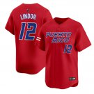 Francisco Lindor Jersey #12 Puerto Rico Classic 2026 Roster Stitched