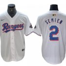 Texas Rangers #2 Marcus Semien White Cool Base Jersey