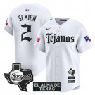 Marcus Semien Jersey #2 Texas Rangers Gothic Frontier Edition Vapor White