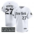 Mark Vientos Jersey #27 New York Mets Gothic North Edition Stitched White