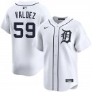 Men's Detroit Tigers #59 Framber Valdez Nike White Home Limited Jersey