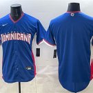 Men's Dominican Republic Baseball Blank Royal 2026 World Baseball Classic Jersey