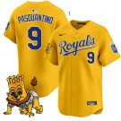 Vinnie Pasquantino Jersey #9 Kansas City Royals Sluggerrr Patch Gold