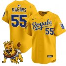 Cole Ragans Jersey #55 Kansas City Royals Sluggerrr Patch Vapor Premier Limited