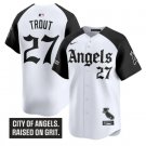 Mike Trout Jersey #27 Los Angeles Angels Gothic Halo Edition Stitched Alternate