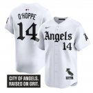Logan O'Hoppe Jersey #14 Los Angeles Angels Gothic Halo Edition Stitched White