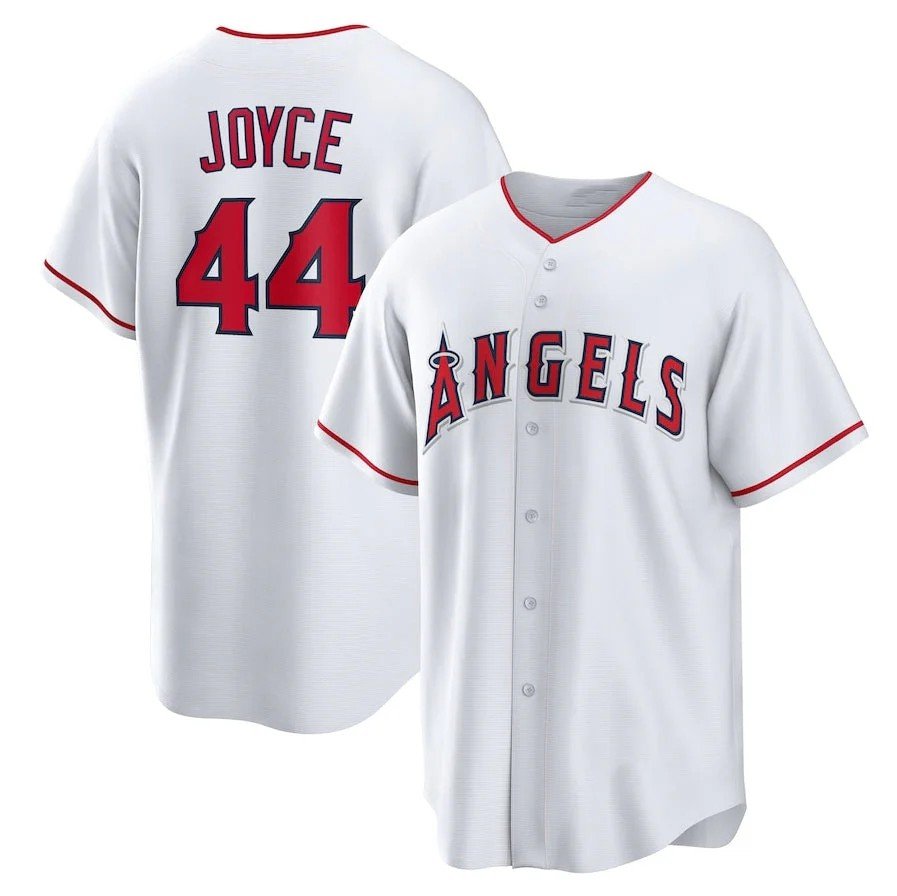 Los Angeles Angels #44 Ben Joyce Home Replica Jersey - White