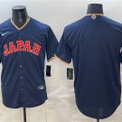 Men's Japan Baseball Blank Navy 2026 World Baseball Classic Road Jersey
