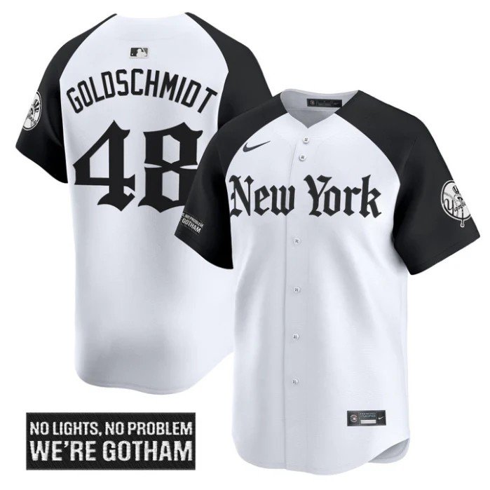 Paul Goldschmidt Jersey #48 New York Yankees Gothic Legacy Edition Vapor Premier