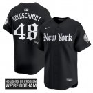 Paul Goldschmidt Jersey #48 New York Yankees Gothic Legacy Edition Black