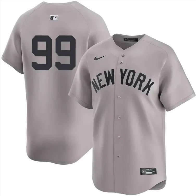 New York Yankees Aaron Judge Nike Gray Away Limited Player Jersey