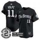 Anthony Volpe Jersey #11 Yankees The Bronx Gothic Ink Drop Edition Black