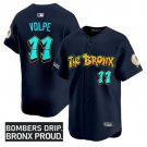 Anthony Volpe Jersey #11 Yankees Graffiti Bronx Bombers Edition Stitched Navy