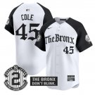 Gerrit Cole Jersey #45 Yankees The Bronx Gothic Ink Drop Edition