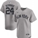 New York Yankees #24 Alex Verdugo Gray 2024 Cool Baseball Jersey