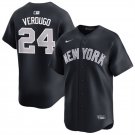 Mens New York Yankees #24 Alex Verdugo Nike Navy Alternate 2nd Baseball Jersey