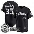 Cody Bellinger Jersey #35 Yankees The Bronx Gothic Ink Drop Edition Black