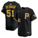 Pittsburgh Pirates #51 David Bednar CoolBase Jersey Black