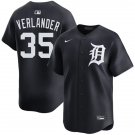 Men's Detroit Tigers #35 Justin Verlander Black 2026 Limited Stitched Baseball Jersey