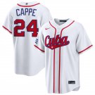 Men's Cuba Baseball #24 Yiddi Cappe White 2026 World Baseball Classic Home Jersey