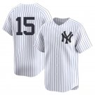New York Yankees #15 Thurman Munson Nike White No Name Jersey