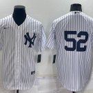 New York Yankees #52 C.C. Sabathia White No Name Cool Base Stitched Jersey