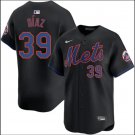 New York Mets #39 Edwin Diaz Jersey Stitched Black