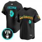 Freddie Freeman Jersey #5 Los Angeles Dodgers Graffiti Street Style Black