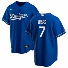 Men & Youth Julio Urias Dodgers #7 alternate jersey royal blue