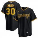 Pittsburgh Pirates #30 Paul Skenes Nike Black Alternate 2nd Pittsburgh Limited Player Jersey