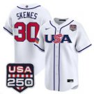 Paul Skenes Jersey #30 Team USA World Baseball Classic 250 USA 2026 Roster White