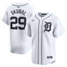Detroit Tigers #29 Tarik Skubal White Cool Base Stitched Baseball Jersey