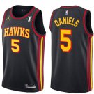 Mens Atlanta Hawks #5 Dyson Daniels Black Statement Edition Swingman Jersey