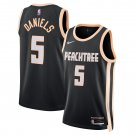 Atlanta Hawks #5 Dyson Daniels City Edition Jersey Black 2025-26