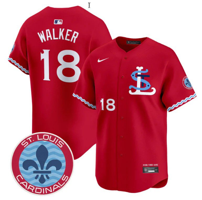 Jordan Walker Jersey #18 St. Louis Cardinals City Connect Vapor Premier Limited