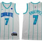 Men's Charlotte Hornets #7 Kon Knueppel White 2025 Draft Association Edition Stitched Jersey