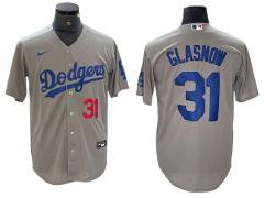 LAD #31 Tyler Glasnow Gray Alternate Limited Jersey
