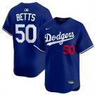 Mookie Betts 50 Los Angeles Dodgers Alternate Limited Player Jersey Royal