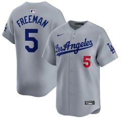Freddie Freeman Los Angeles Dodgers Home Limited Jersey Gray