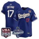 Shohei Ohtani Jersey #17 Dodgers 2025 World Series Champions 250 America Royal